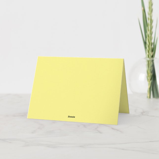 Tarjeta Expresar gratitud con personalizados  (Reverso)
