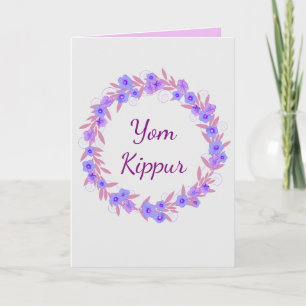 Tarjeta Expresión de Yom Kipur