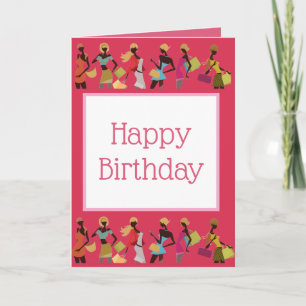 Tarjeta Expresiones Hermosas: Cumpleaños de Damas