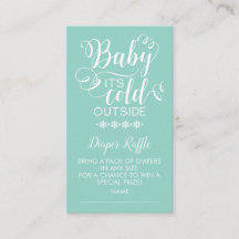 Tarjeta externa neutra para pañales Raffle Baby