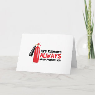 Tarjeta Extinguidor de incendios