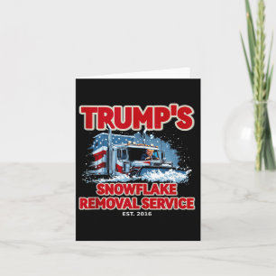 Tarjeta Extracción de Trump de copo de nieve 2024 a Hilari