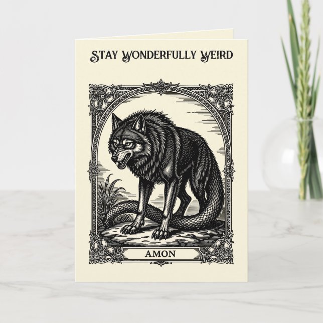 Tarjeta Extraña Belleza de Amon (Anverso)