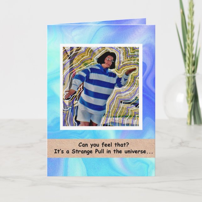 Tarjeta Extraña captación en el universo (Anverso)