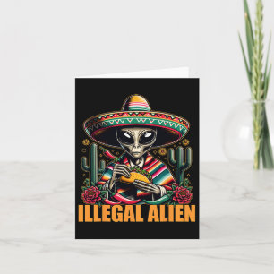 Tarjeta Extranjero Ilegal Divertido Cinco De Mayo Western 