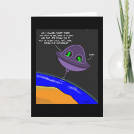 Tarjeta Extraño gracioso
