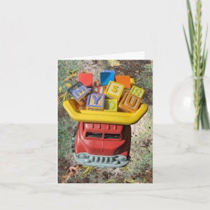 Tarjeta Extraño Las Cargas De Camión