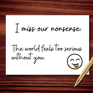 Tarjeta Extraño Nuestros Tonterías