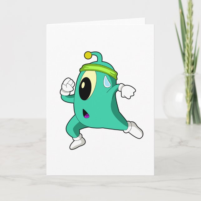 Tarjeta Extraterrestre como corredor (Anverso)