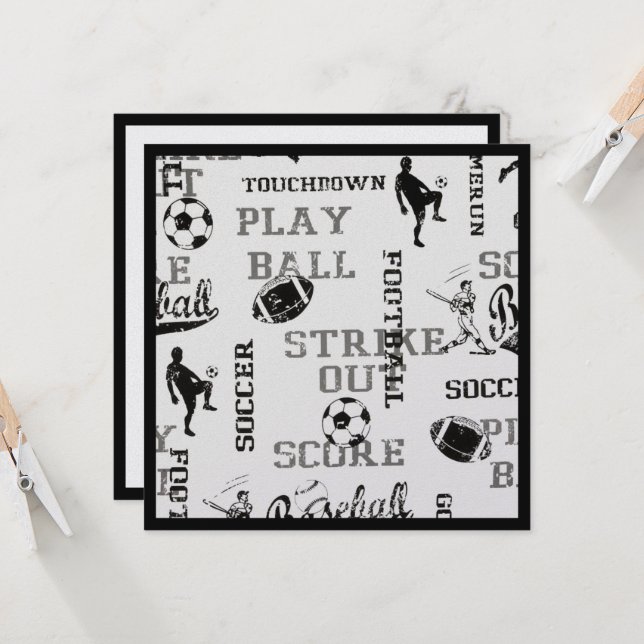 Tarjeta Extravagancia deportiva 1 (Anverso/Reverso In Situ)