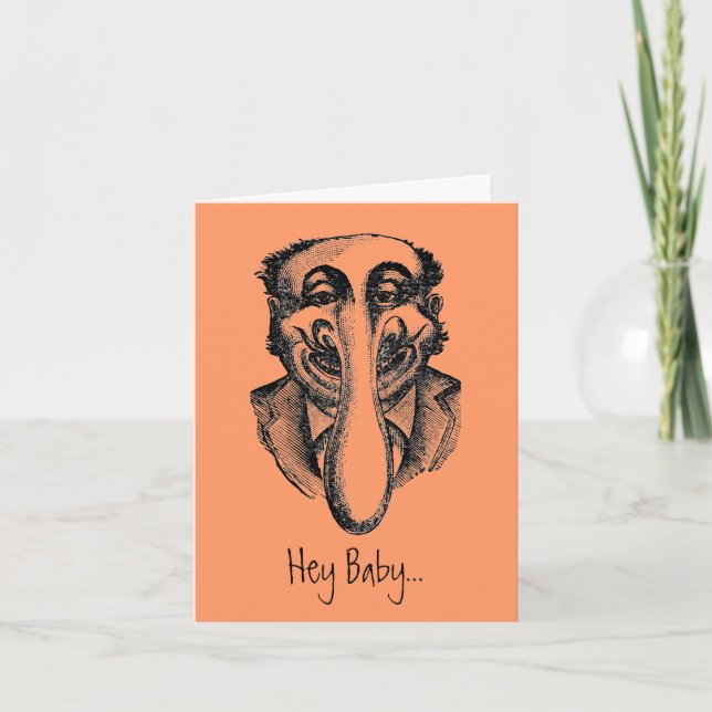 Tarjeta Ey bebé… Disco (Anverso)