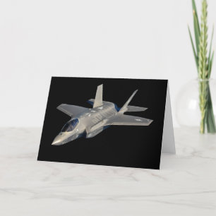 Tarjeta F-35 Luchador Lightning II Panther Jet