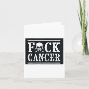 Tarjeta F Cráneo De Cáncer Y Cáncer De Bósforo