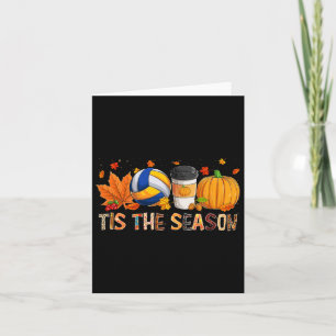 Tarjeta Fa de Halloween en la temporada de voleibol de cal