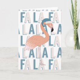 Tarjeta Fa La Flamingo Navidades © GraphicLoveShop