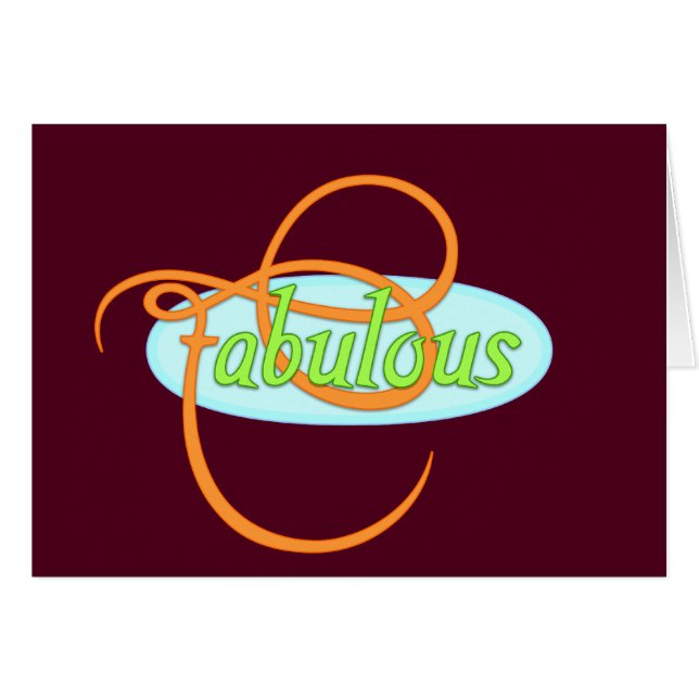 Tarjeta fabulosa (Anverso (Horizontal))