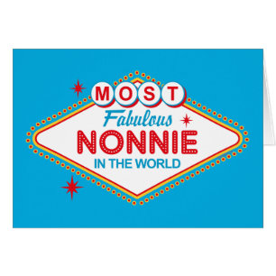 Tarjeta fabulosa de Las Vegas Nonnie