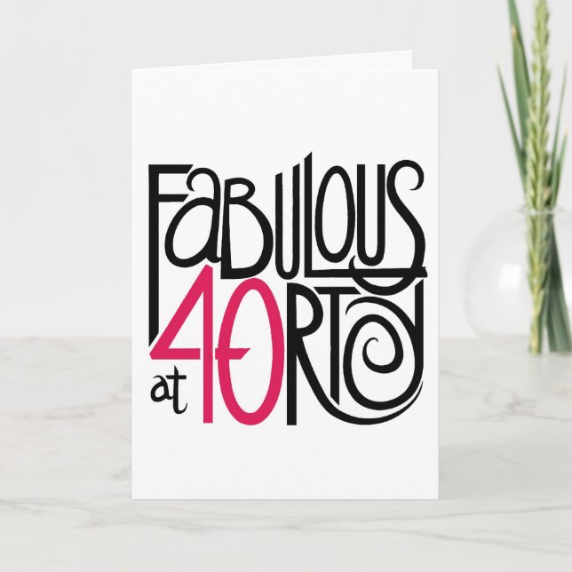 Tarjeta Fabuloso en Forty Card (Anverso)