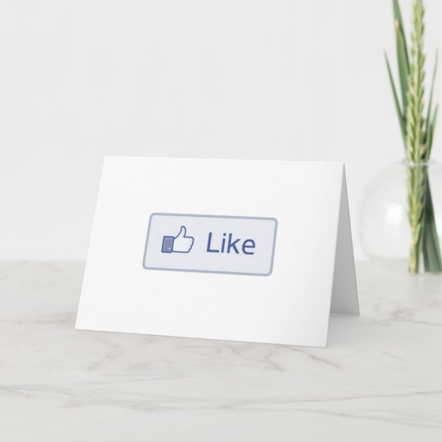 Tarjeta Facebook tiene gusto (Anverso)