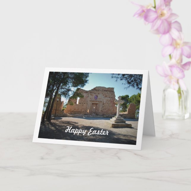 Tarjeta Fachada de la Ermita de Santa Bárbara, Lliria, Val (Orquídea)