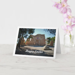 Tarjeta Fachada de la Ermita de Santa Bárbara, Lliria, Val