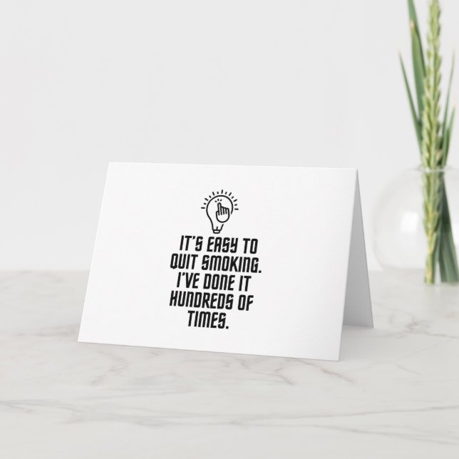 Tarjeta Fácil de dejar de fumar (Anverso)