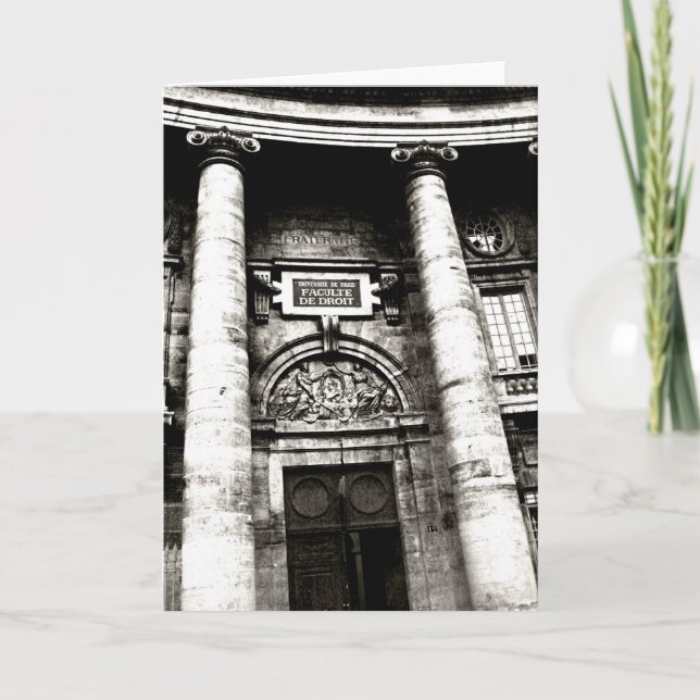 Tarjeta Faculté de droit Facade (Anverso)