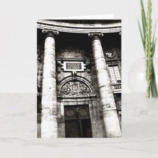 Tarjeta Faculté de droit Facade