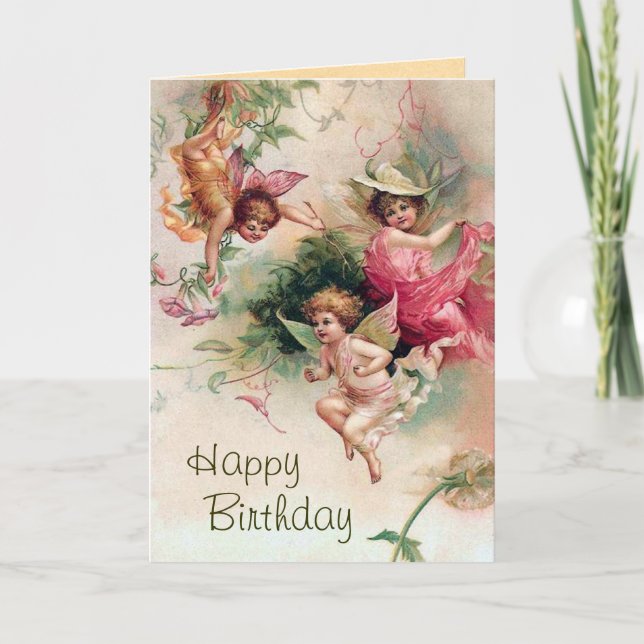Tarjeta Faerie Birthday Card (Anverso)