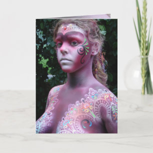 Tarjeta Faerie orgulloso del otoño