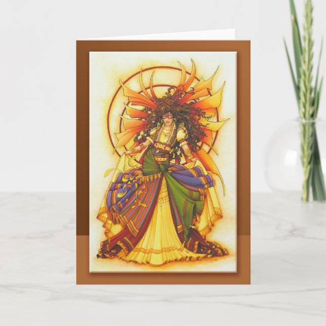 Tarjeta Faery gitano del bailarín de Teri Rosario (Anverso)