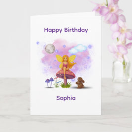 Tarjeta Fairy Garden Birthday Card