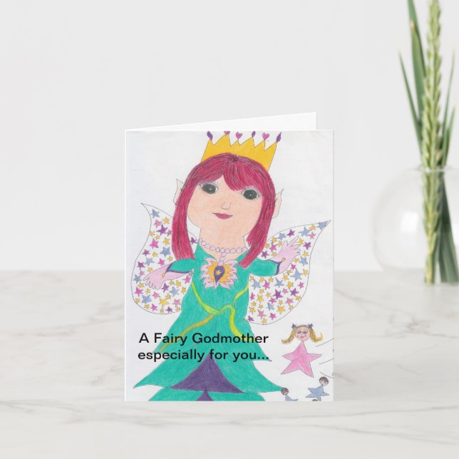 Tarjeta Fairy GodMother Birthday Wiers (Anverso)