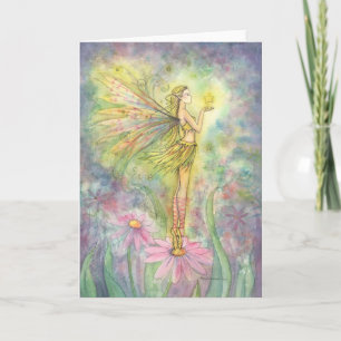 Tarjeta Fairy Greet Card Golden Star