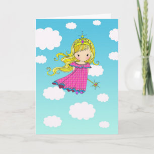 Tarjeta Fairy Princess Happy Birday Card
