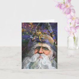 Tarjeta Fairy Wizard Fantasy Art Greet Card