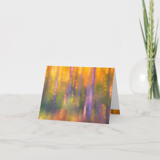 Tarjeta Fairy Woods Abstract Art (Anverso)