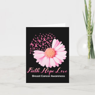 Tarjeta Faith Hope Love Mama Cancer Awareness Flower Pin