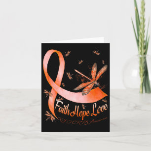 Tarjeta Faith Hope Love Rsd Crps Awareness Dragonfly