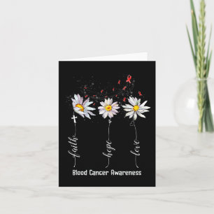 Tarjeta Faith Hope Love Sangre Cancer Awareness Flower Gif