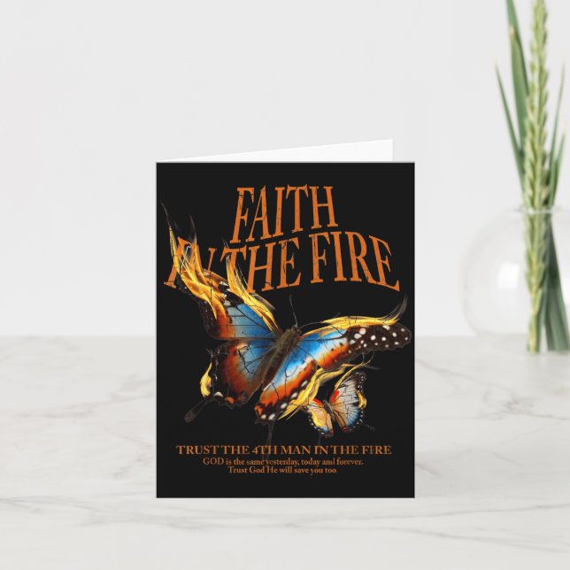 Tarjeta Faith In The Fire  (Anverso)