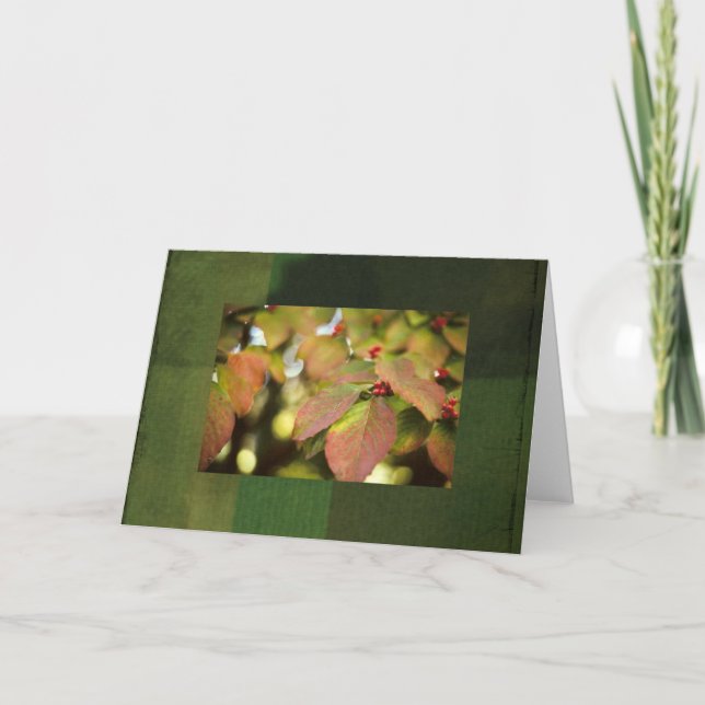 Tarjeta Fall Berries notecard (Anverso)