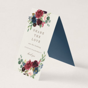 Tarjeta Fall Elegance Comparte el Rótulo de la tabla de am