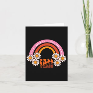 Tarjeta Fall For Women Rainbow Halloween Tees gráficos