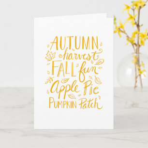 Tarjeta Fall Fun Card