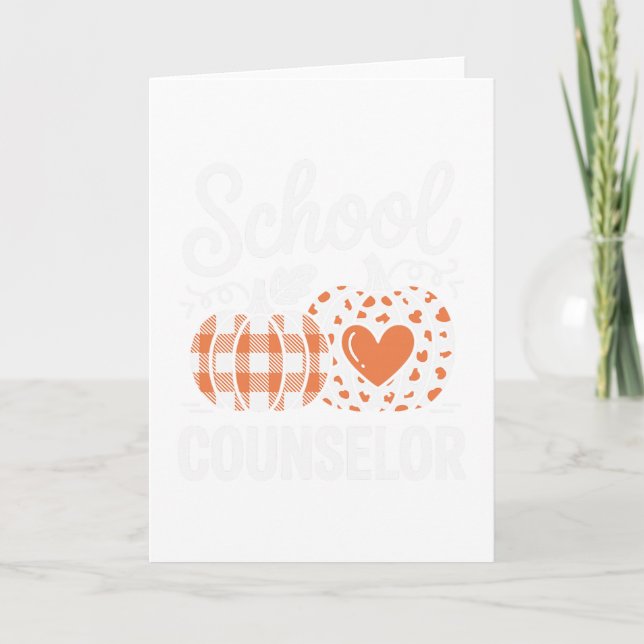 Tarjeta Fall School Counselor 1  (Anverso)