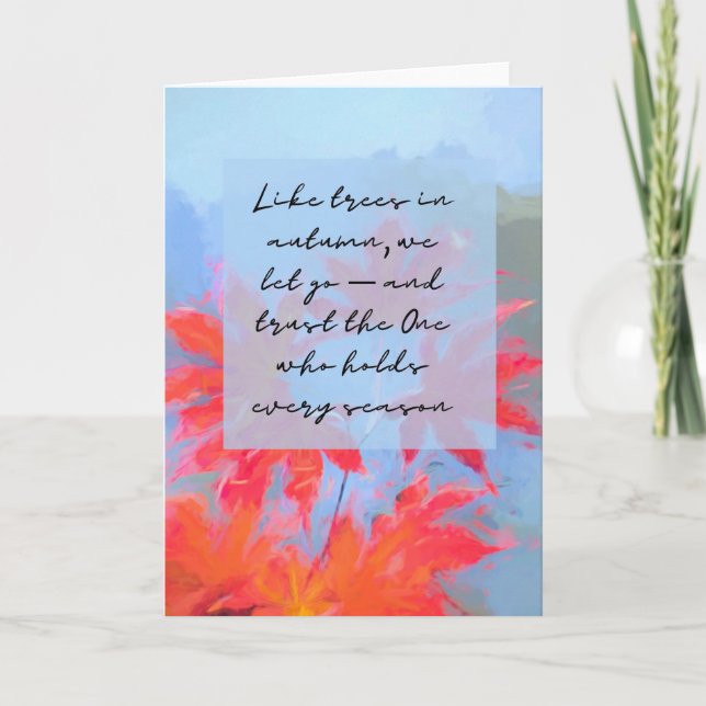Tarjeta Fall Spiritual Card (Anverso)