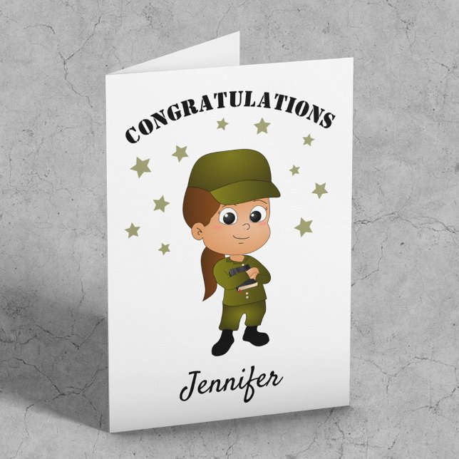 Tarjeta Falleció el ejército Chica personalizado (Subido por el creador)