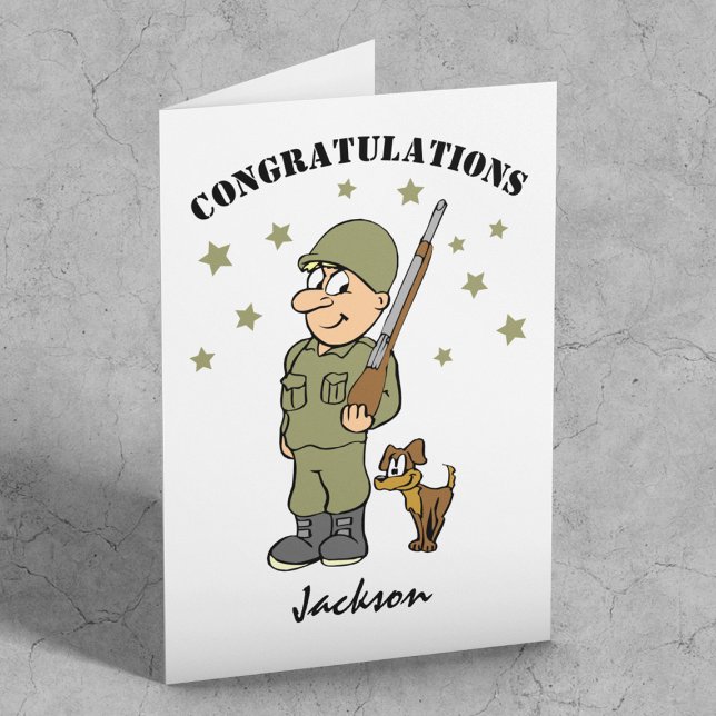 Tarjeta Falleció el ejército personalizado de diversión (Subido por el creador)