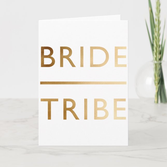 Tarjeta falso texto del oro de la tribu elegante (Anverso)